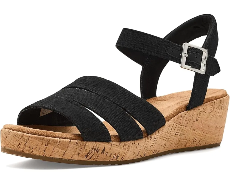 Сандалии TOMS Julia на платформе с регулируемой пряжкой на щиколотке