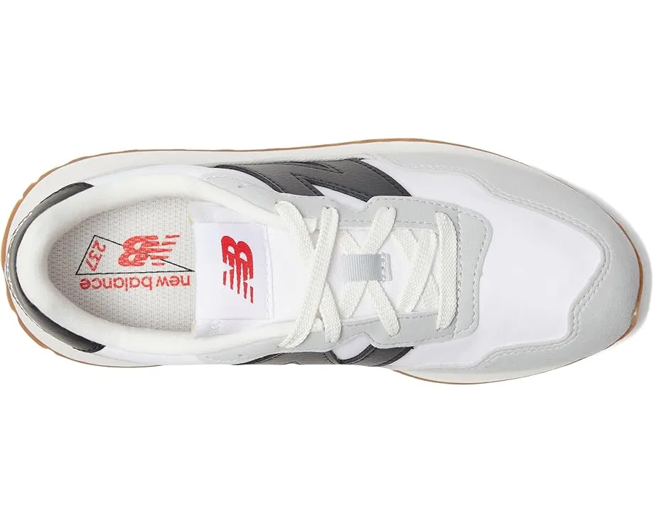Кроссовки New Balance 237 для детей с кожаным верхом и съемной стелькой