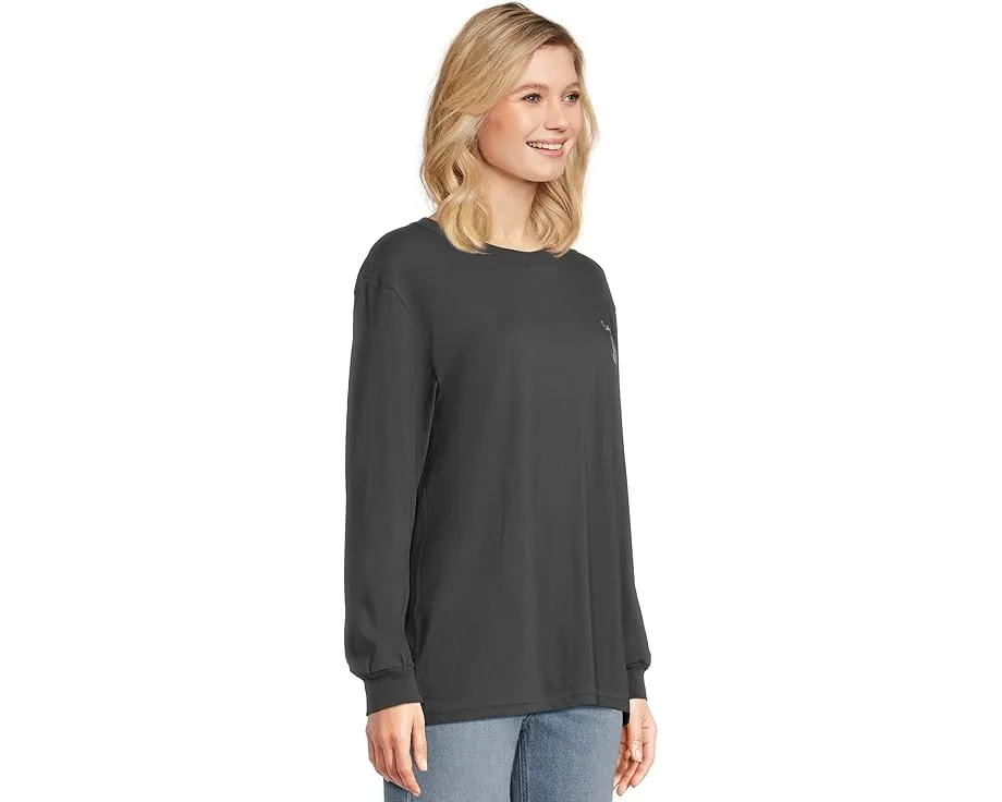 Футболка Salty Crew Heart Shark с длинным рукавом и принтом акулы