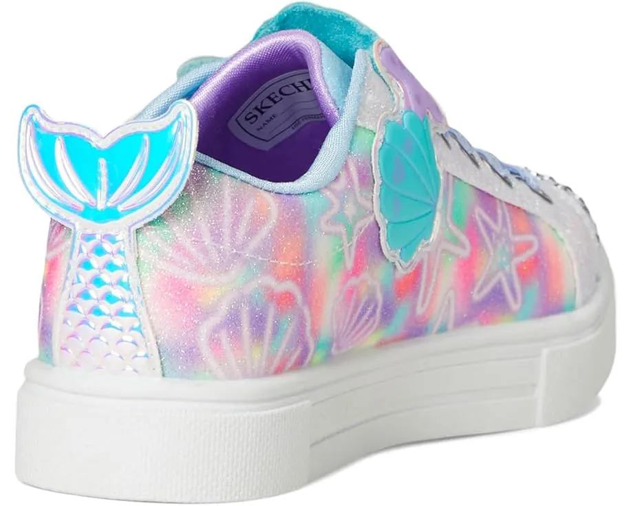 Детские кроссовки Skechers Twinkle Sparks Underwater Magic со светящимся носком