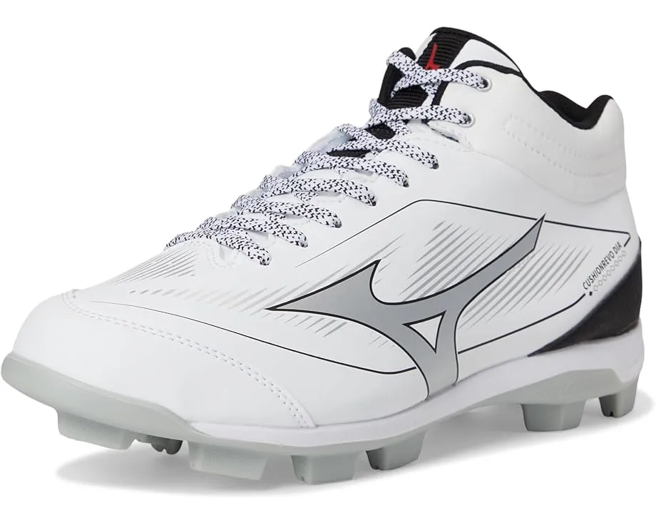 Бутсы Mizuno Cushionrevo Diamond Mid TPU для бейсбола с поддержкой голеностопа