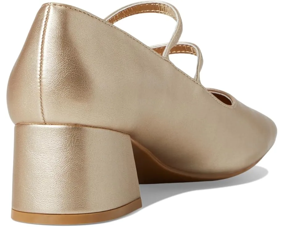 Туфли Nally на устойчивом каблуке с квадратным носком и регулируемой лямкой