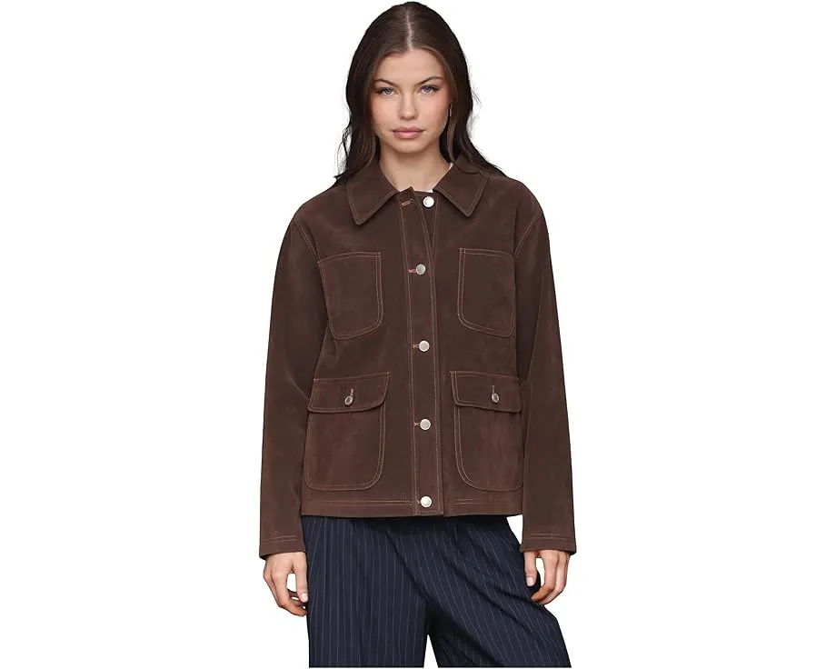 Короткое бомбер-пальто с четырьмя карманами от Avec Les Filles