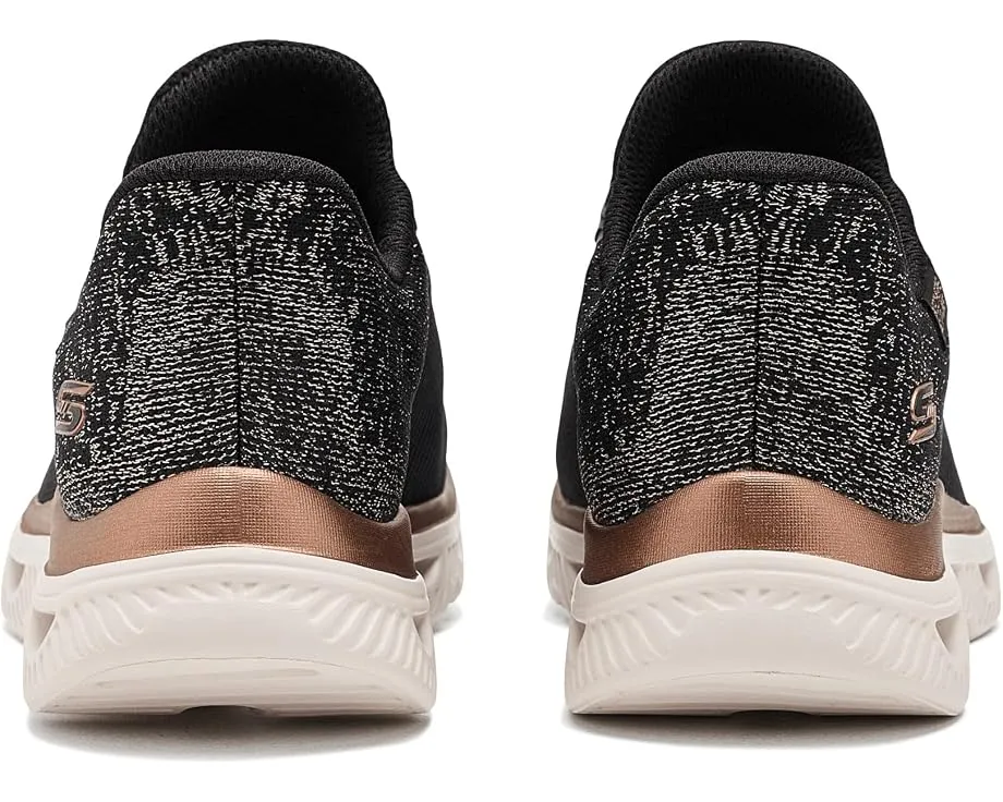 Кроссовки Arc Waves BOBS from SKECHERS с металлическим верхом