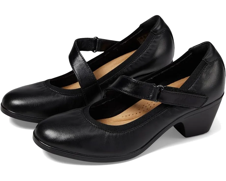 Туфли Clarks Emily2 Mabel с застежкой на липучке и круглым носком