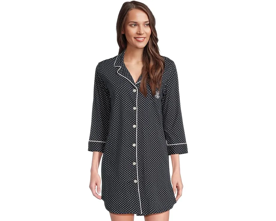 Ночная сорочка Lauren Ralph Lauren Essentials Bingham Knits Sleep Shirt