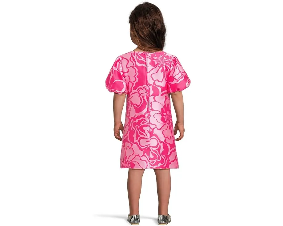Платье Mini Britnee для девочки с пышными рукавами и бантом Lilly Pulitzer Kids
