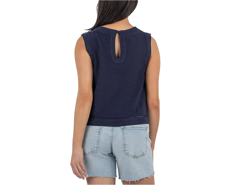 Топ KUT from the Kloth Joanne без рукавов с вырезом лодочкой