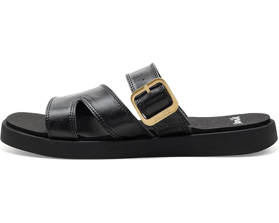 Sanuk Сандалии Cove Slide с регулируемой пряжкой и антибактериальной стелькой