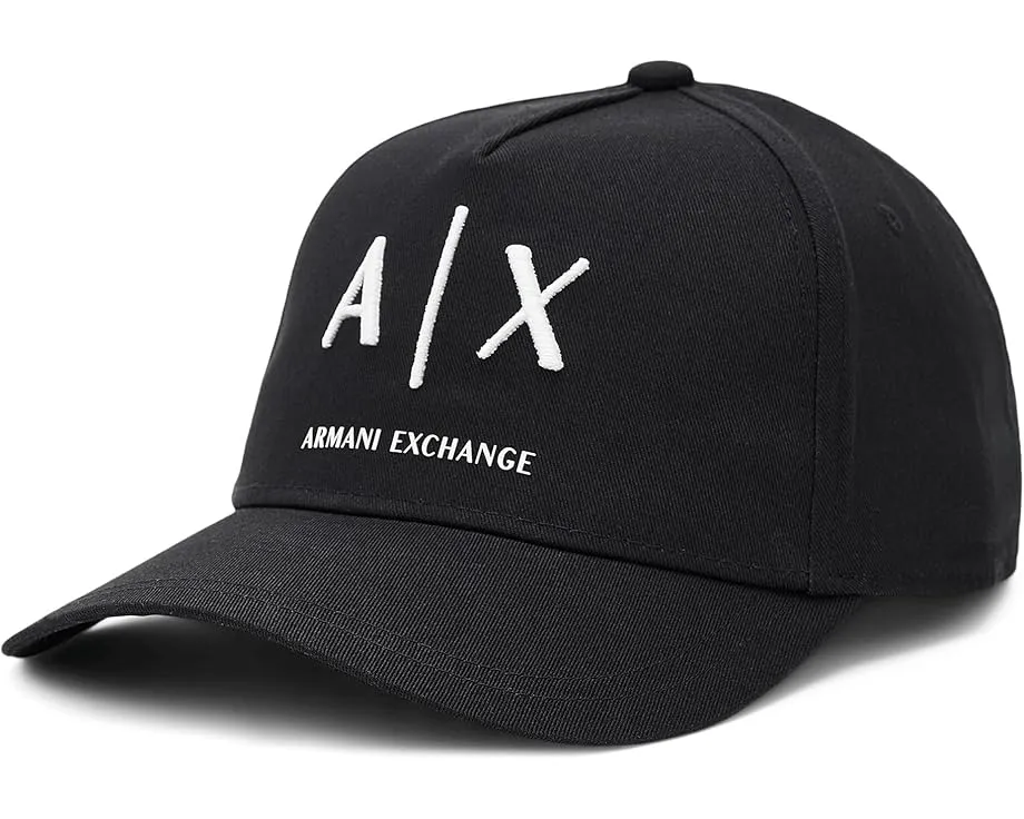 Armani Exchange бейсболка из хлопкового твила с логотипом