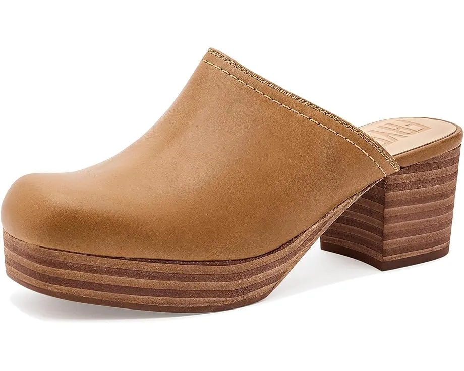 Клоги Frye Campus с квадратным каблуком и кожаным верхом