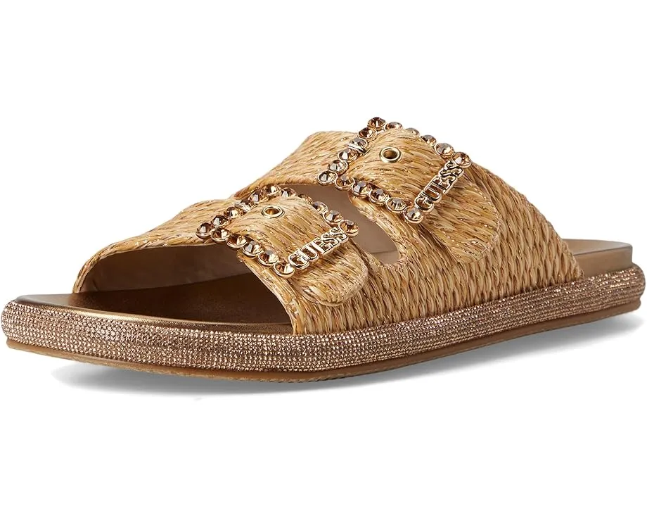 Сандалии GUESS Funzy с пайетками и стразами