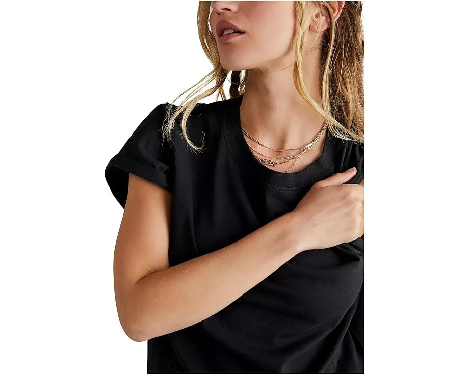 Идеальная футболка Free People укороченная