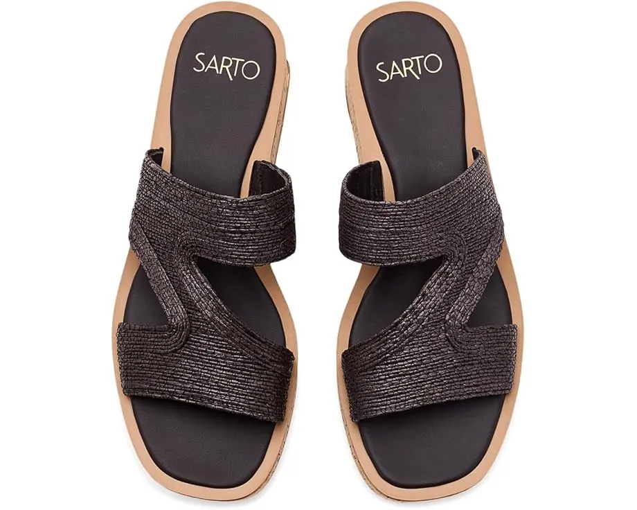 Сандалии A-Tahani3 на танкетке с круглым носком Franco Sarto