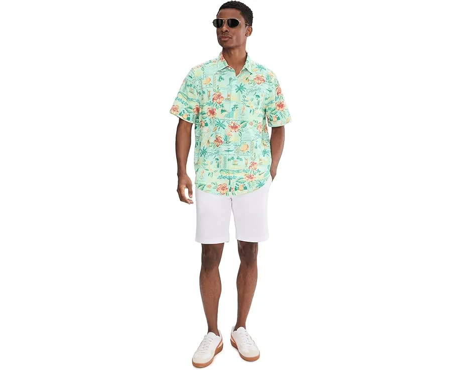 Рубашка Tommy Bahama Bahama Coast Florida Fun с перфорацией и цветочным принтом