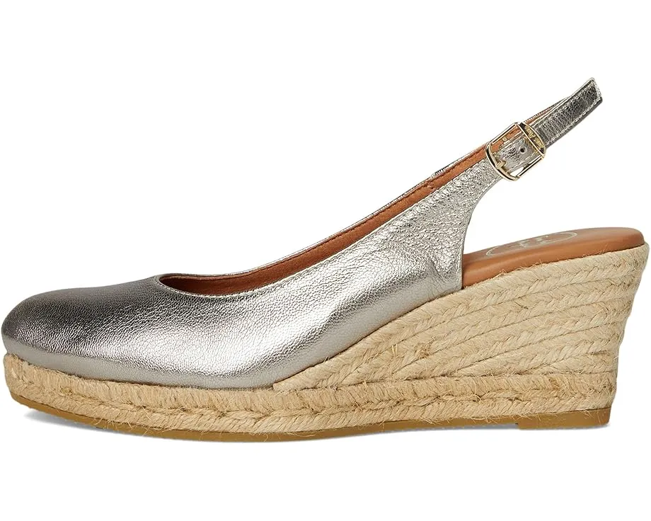 Toni Pons Туфли-лодочки Bremen-5P из металлизированной кожи на клине