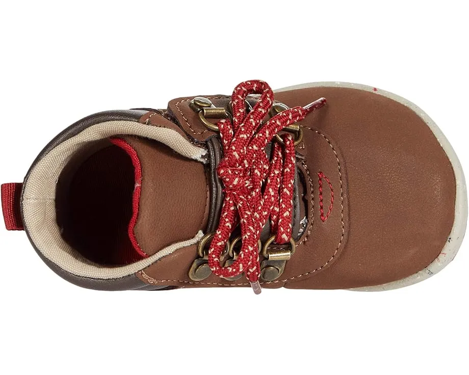 Детские ботинки Merrell Kids Bare Steps Boots 2.0 на шнуровке с кожаным верхом