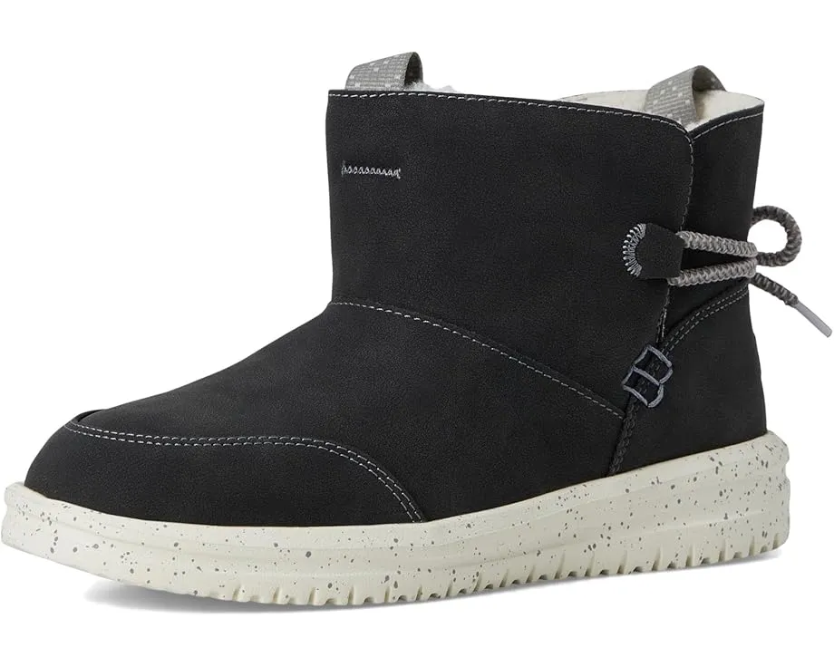 Hey Dude Kids Camden Bow Boots Cozy детские сапожки с бантом и искусственным мехом