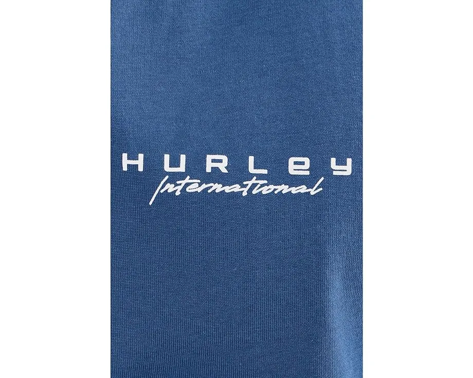 Hurley Midnight Palm Топ без рукавов с расслабленным кроем и принтом