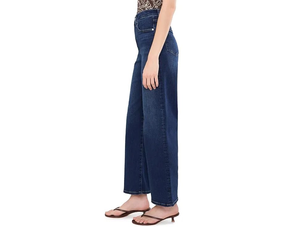 Madewell широкие джинсы Deep Ocean