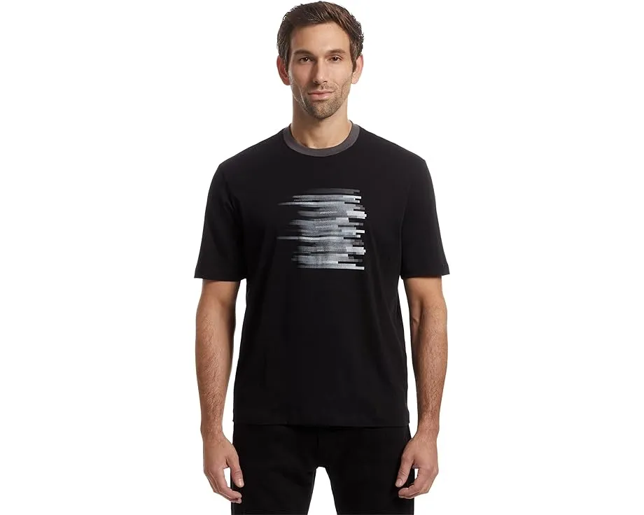 Хлопковая футболка Armani Exchange с граффити