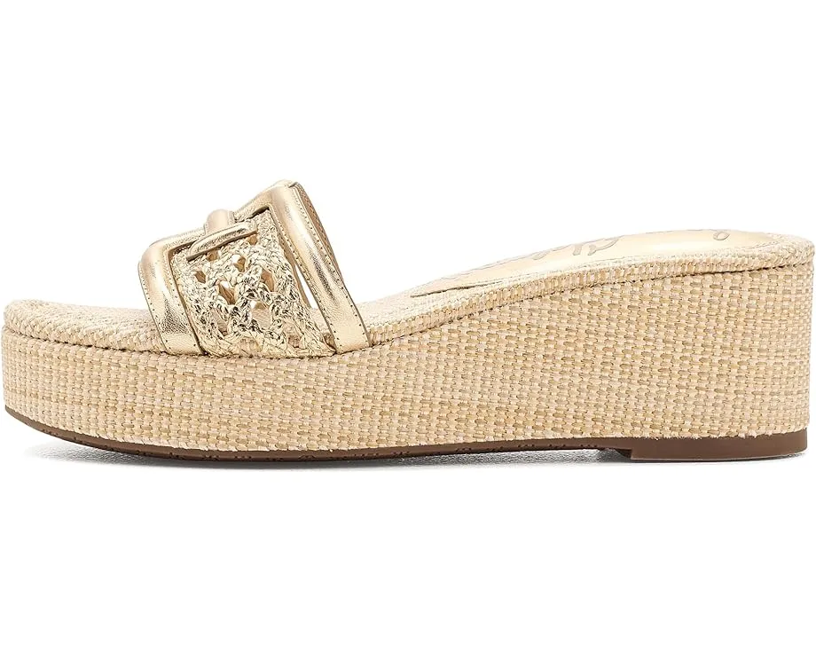 Сандалии Sam Edelman Pauleena Weave на платформе и танкетке с плетеным узором