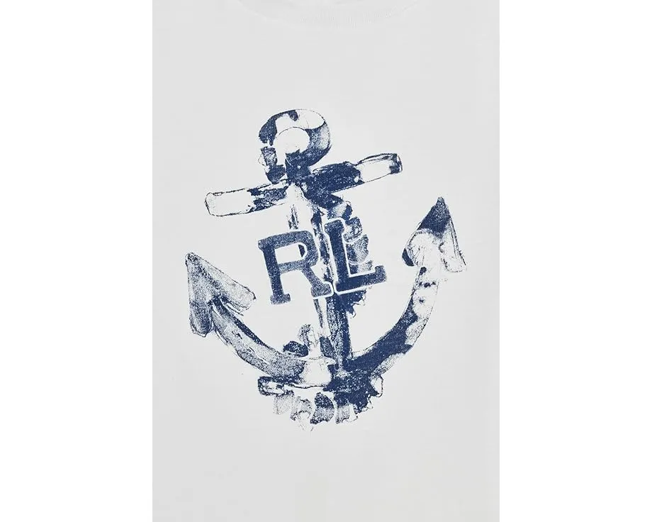 Футболка Anchor-Print Cotton Jersey для малышей от Polo Ralph Lauren
