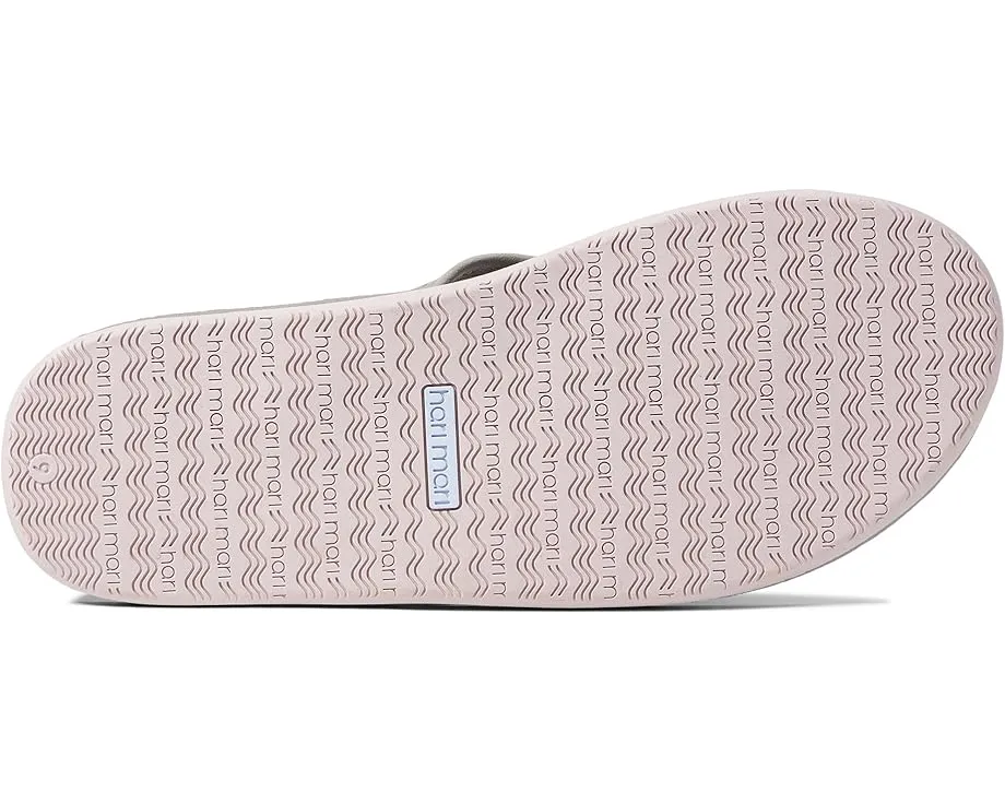 hari mari Пляжные шлепанцы Fields с ремешками из натуральной кожи и памятью формы