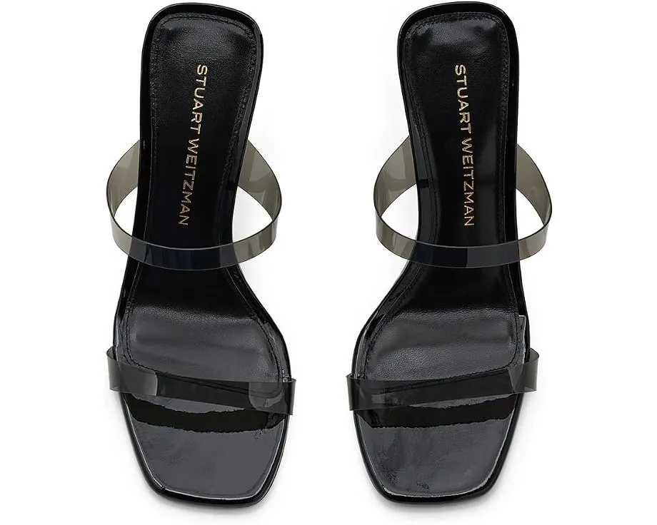 Stuart Weitzman босоножки Vinnie Lucite Slide 85 на каблуке 10 см
