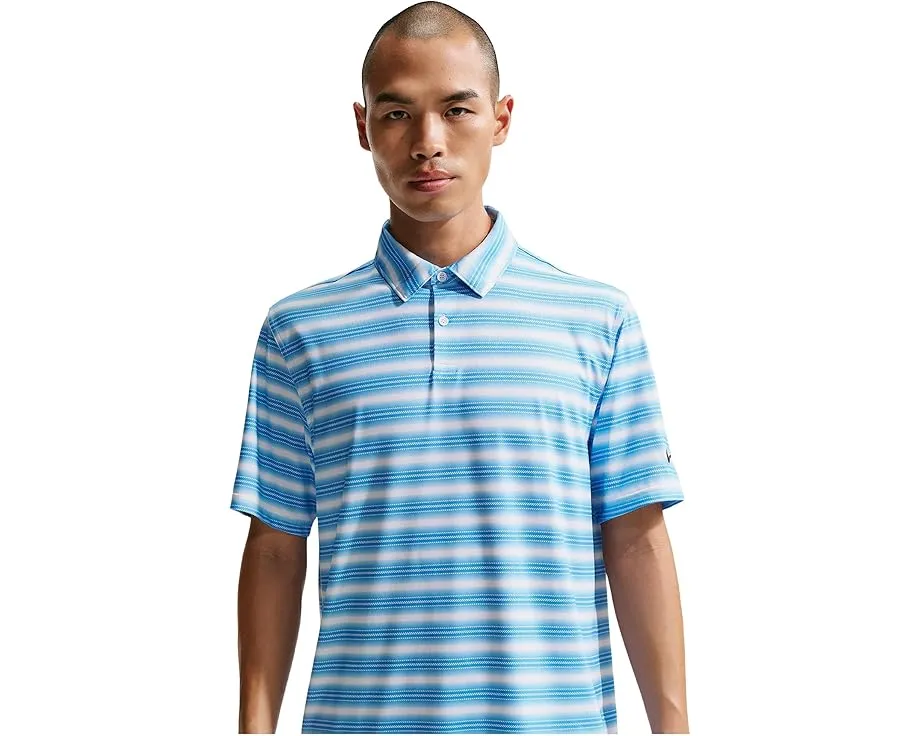 Пижамная рубашка Nike Dri-FIT Good Polo с коротким рукавом и полосками