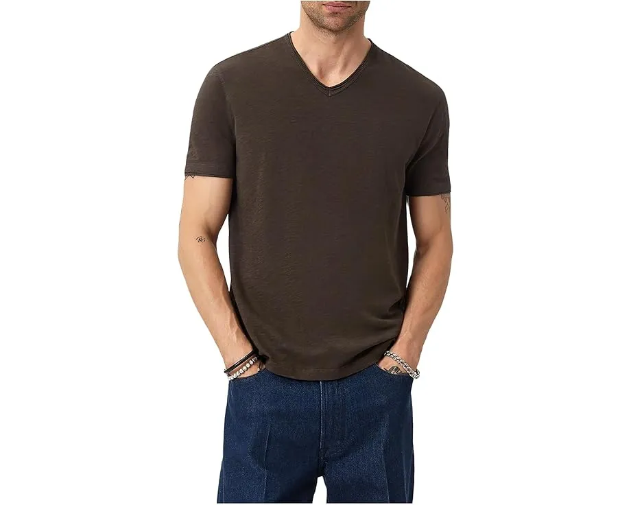 Джемпер Miles с V-образным вырезом и необработанными краями от John Varvatos