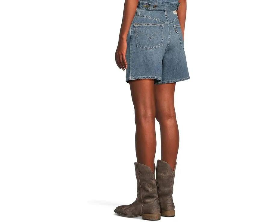 Шорты Levi's High Baggy Short свободного кроя с высокой посадкой и пятью карманами