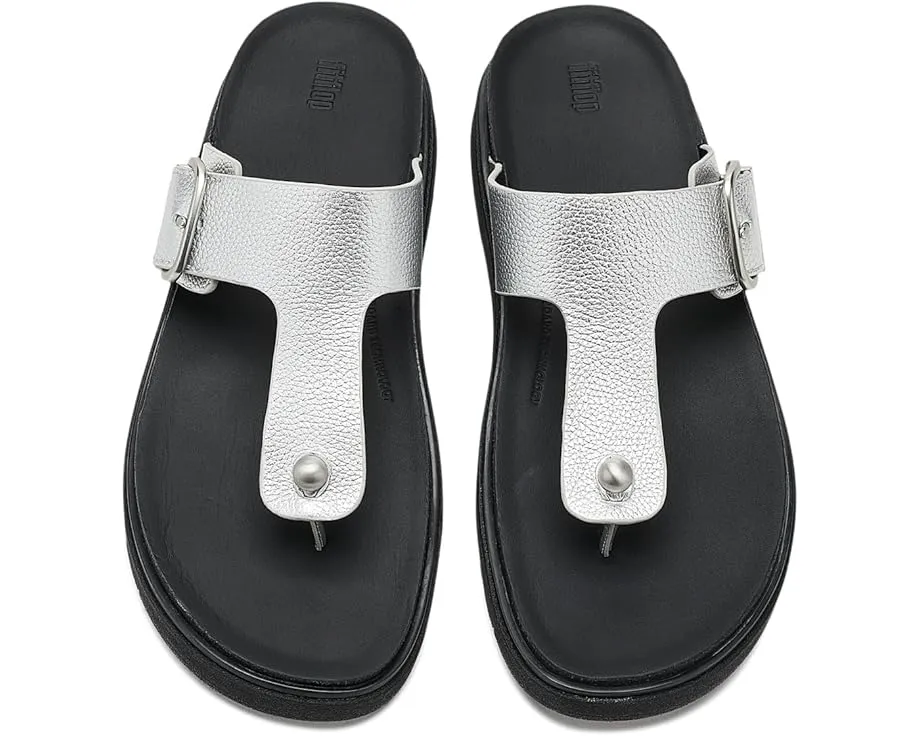 Сандалии FitFlop Gen FF Buckle с ремешком между пальцев из мягкой кожи