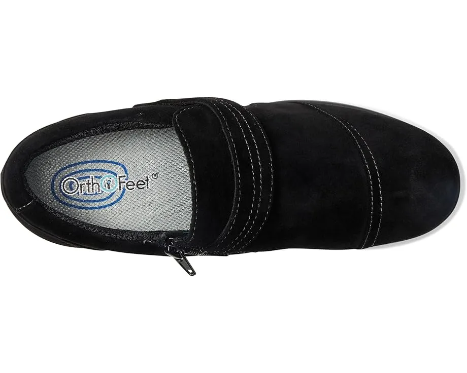 Туфли Mary Jane Orthofeet Eva с застежкой на липучке и квадратным каблуком