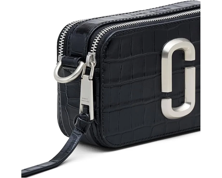 Сумка-кроссбоди Marc Jacobs The Croc-Embossed Chain Snapshot с цепным ремнем