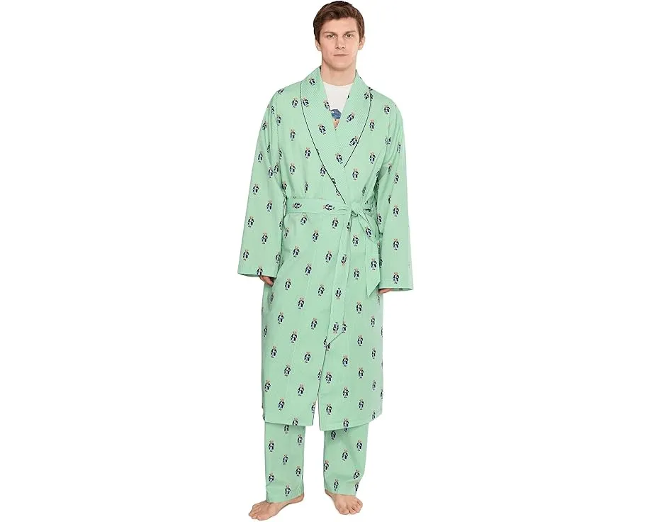 Халат Polo Ralph Lauren Woven Bear с принтом медведей