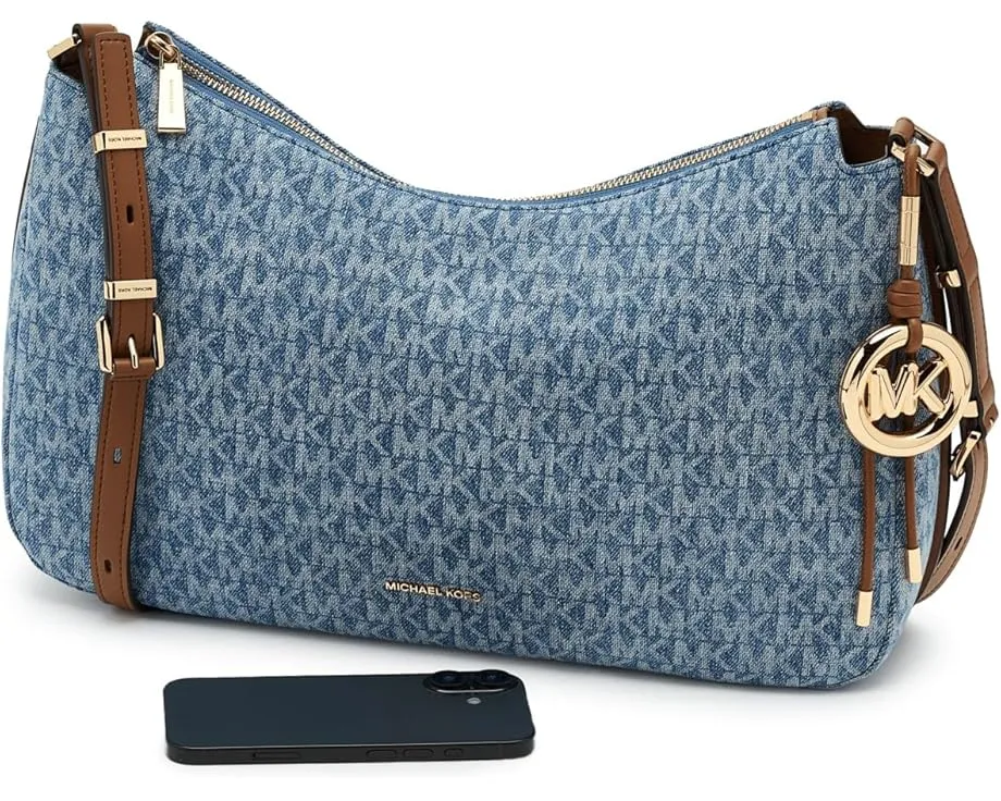Средняя сумка через плечо Nolita Medium Top Zip Convertible Shoulder с принтом MICHAEL Michael Kors