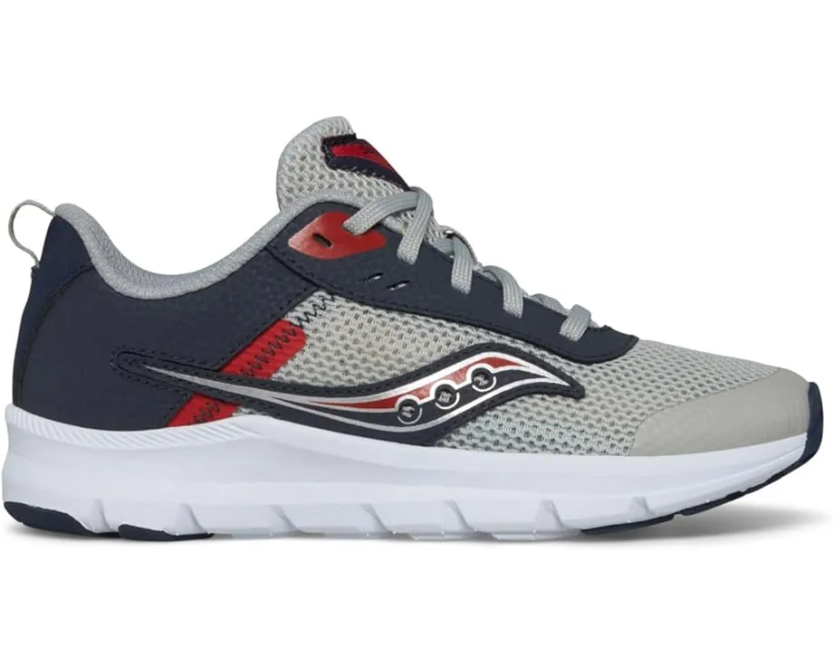 Кроссовки Saucony Axon KDZ для детей с верхом из кожи и сетки и легкой подошвой EVA