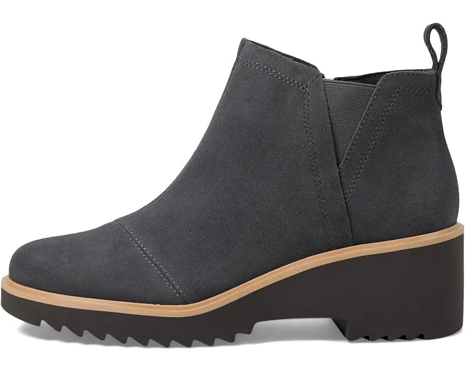 Ботинки TOMS Maude на платформе из замши с боковой молнией
