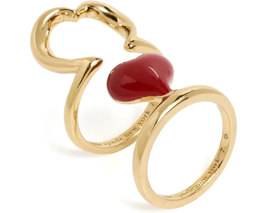 Кольцо Kate Spade New York Amour с крупным сердечком