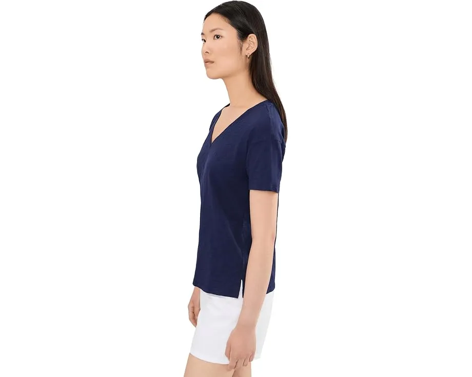 Футболка Mod-o-doc Short Sleeve V-Neck Boxy Tee с V-образным вырезом