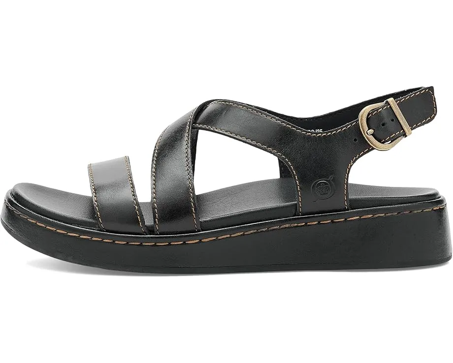 Сандалии Born Victoria с платформой и самозавернутым клином