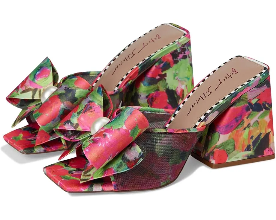 Босоножки Jordn с открытым квадратным носком и бантом от Blue by Betsey Johnson