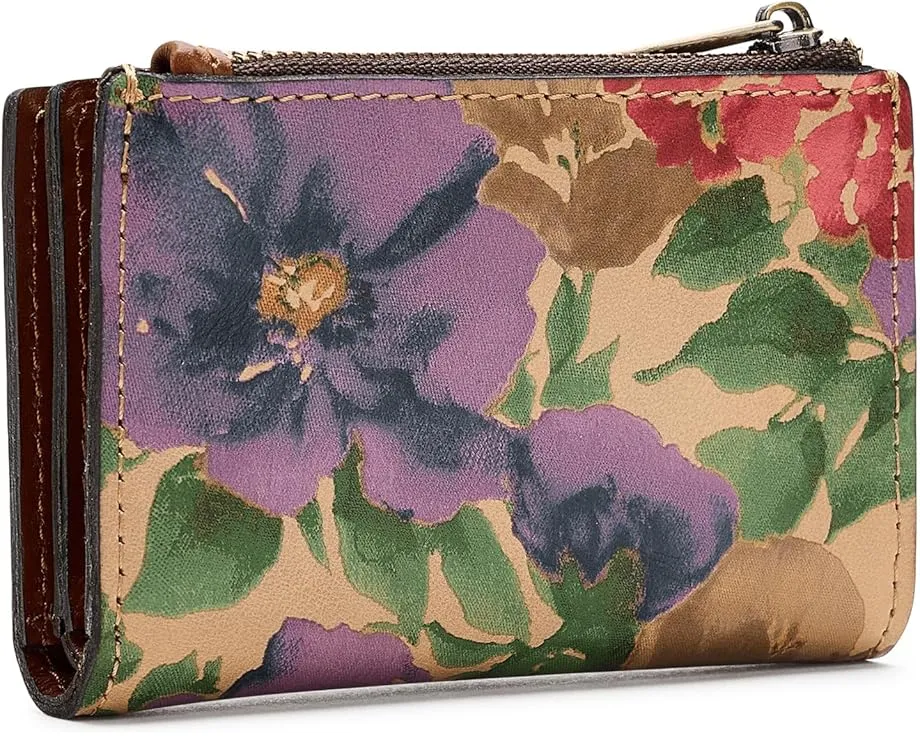 Patricia Nash Busalla Кожаный кошелек с множеством отделений и магнитной застежкой