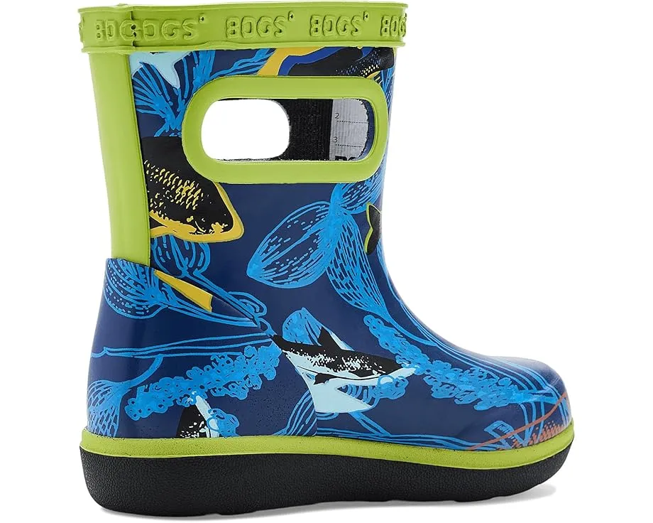 Детские сапоги Bogs Kids Skipper II Fish с принтом рыбок