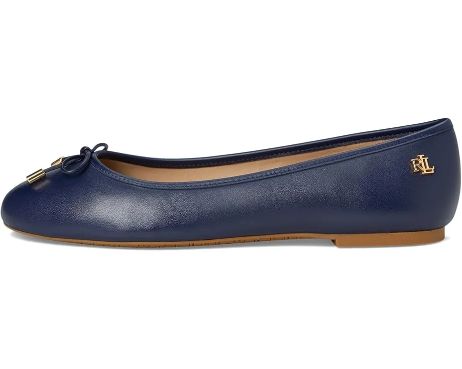 Балетки Lauren Ralph Lauren Jayna из мягкой кожи с бантом