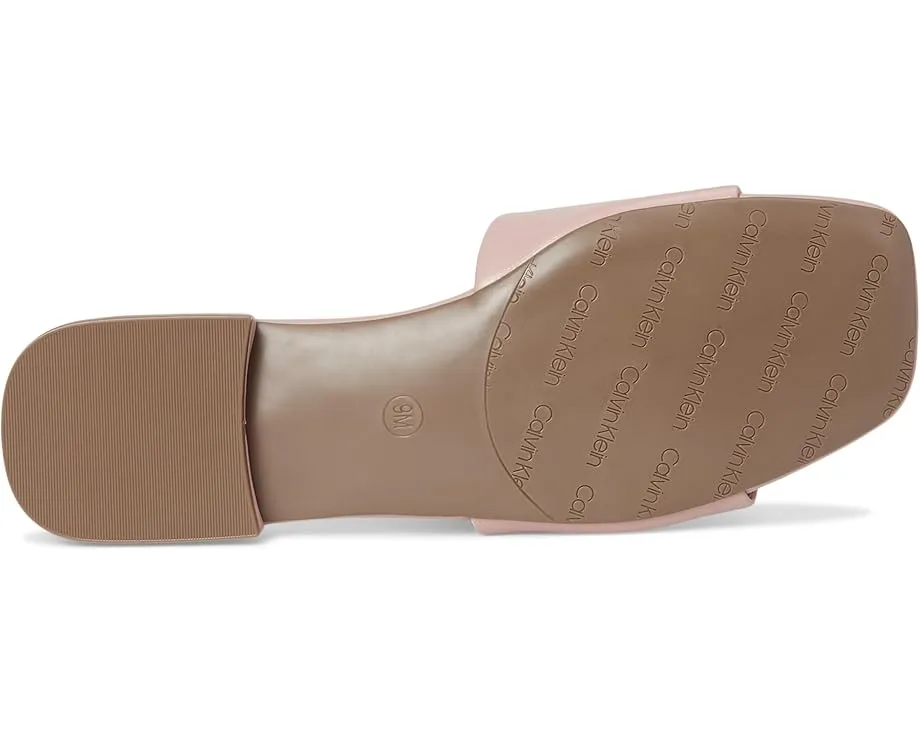 Босоножки Calvin Klein Tavia на квадратном каблуке с логотипом CK