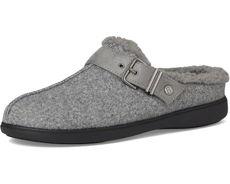 Тапочки-слипоны Bzees Eternity из флиса с искусственным мехом