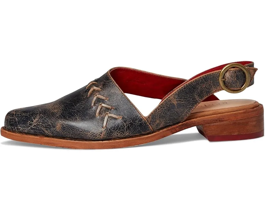 Туфли Bed Stu Join с заостренным мыском и регулируемой пряжкой на пятке