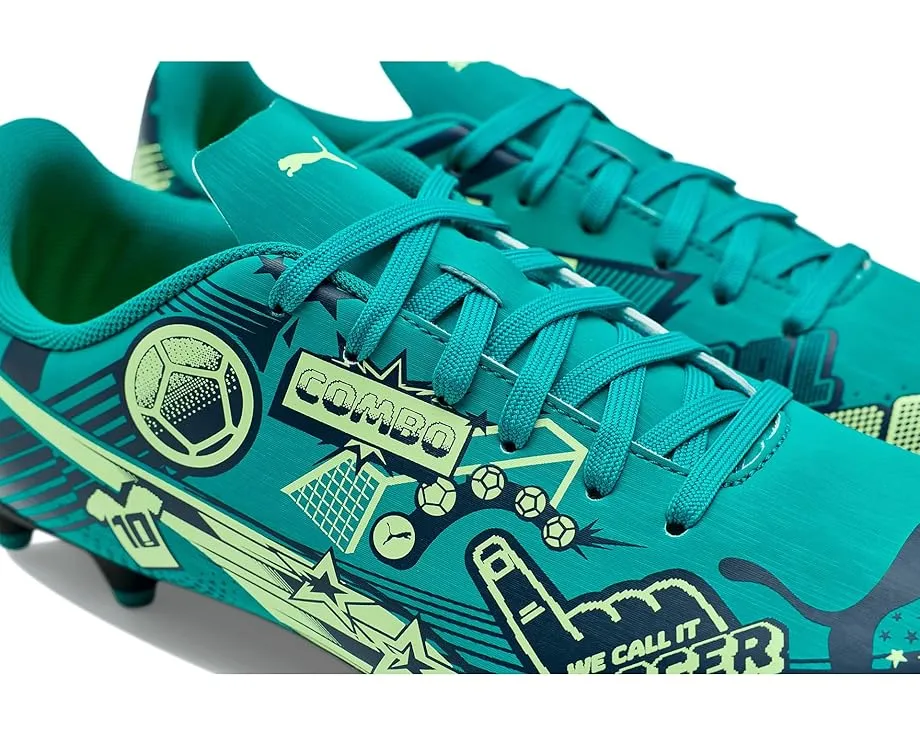 Детские футбольные бутсы PUMA Ultra Pulisic для искусственного покрытия с шипами для подвижности